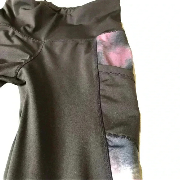 BSP Womens Active High Rise Waist, Cloud print,  with pockets - Picture 10 of 13